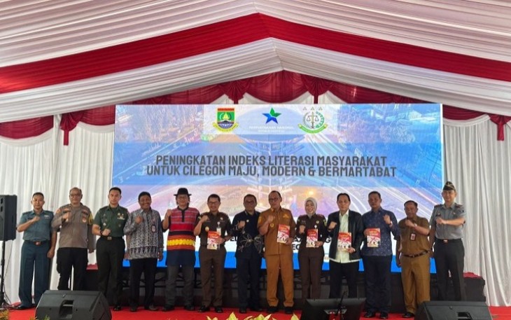 Lapas Cilegon Hadiri Peresmian Pojok Baca Digital di Kejari  