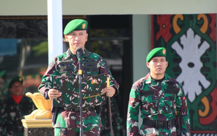 Dandim Palangka Raya Instruksikan untuk Telaah Aspirasi Rakyat dan Senantisa Menjadi Solusi Terhadap Kesulitan Rakyat
