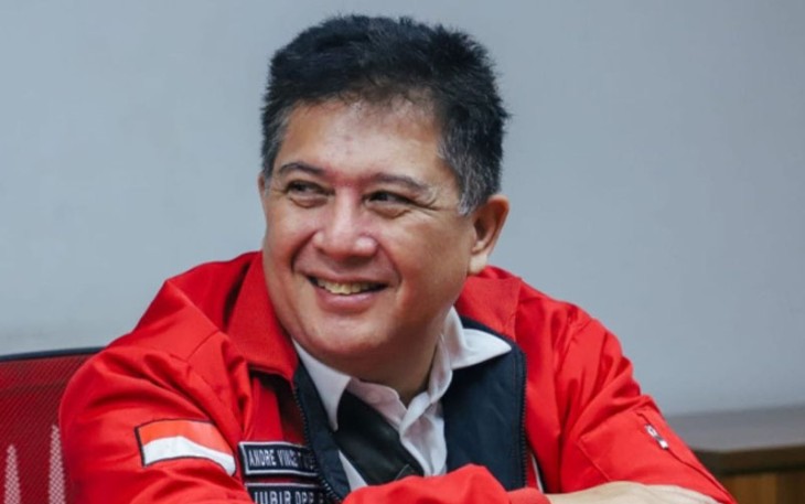 Andre Vincent Wenas, Ketua DPP PSI merangkap Juru Bicara bidang ekonomi dalam keterangannya kepada wartawan, Rabu, 1 Maret 2023. 