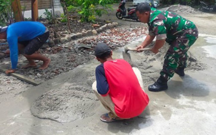  Anggota Kodim 0802/Ponorogo Langsung Sigap Membantu 