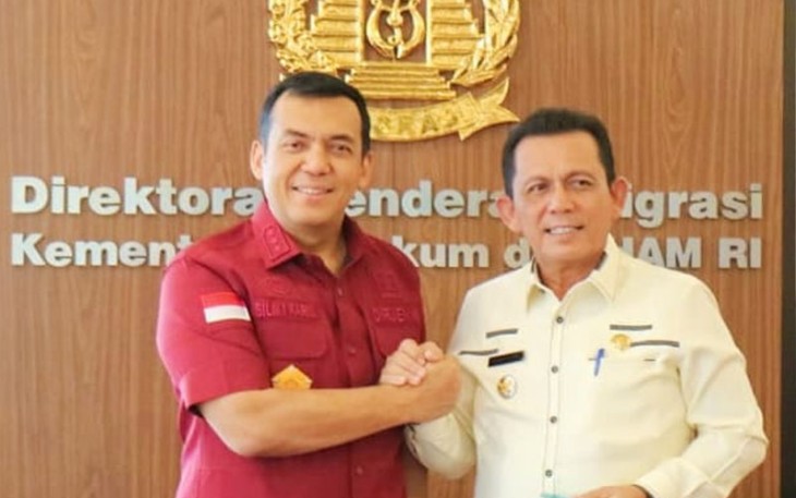 Gubernur Kepri H.Ansar Ahmad SE.MM., saat Temui Dirjen Imigrasi Minta Diskresi Untuk Permudah Masuknya Wisman