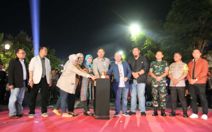 Peresmian Tugu Pendekar di Kabupaten Madiun 