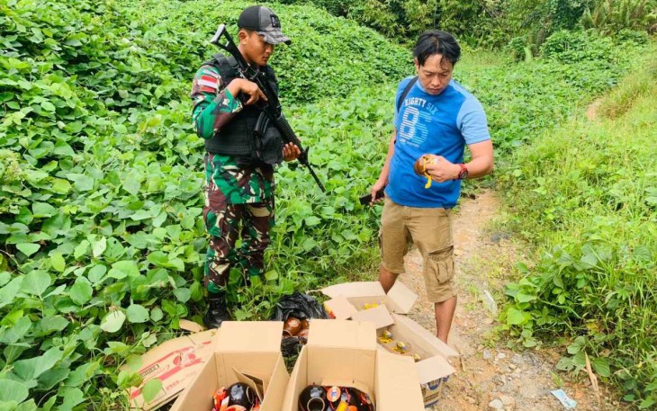 Amankan miras di jalur tikus perbatasan 