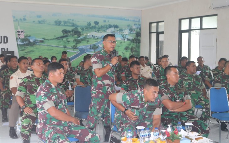 Suasana RAT Primkopau  Angkasa Lanud Sugiri Sukani, Majalengka, Selasa (10/1)