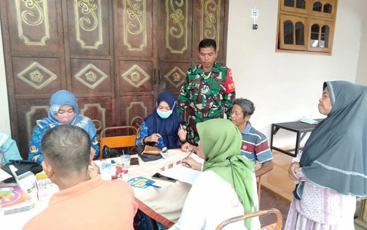 Posyandu lansia wilayah desa binaan 