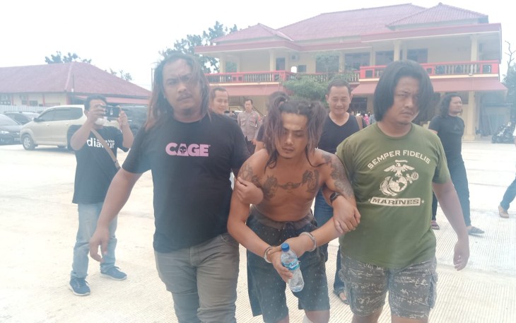 JU terduga pelaku pembunuhan di hotel K Blora berhasil di tangkap tim Jatanras Polda Jateng dan Resmob Polres Blora.