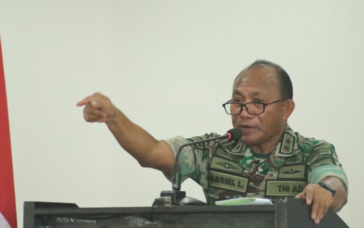 Pangdam Kasuari Mayjen TNI Gabriel Lema 