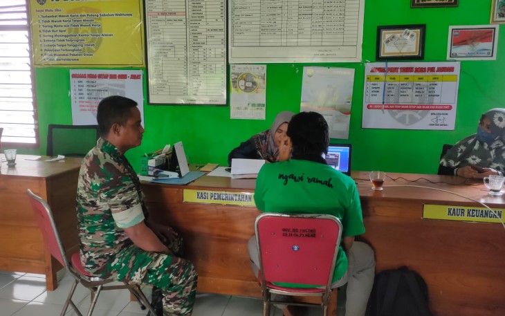 Pendataan wilayah di desa binaan 