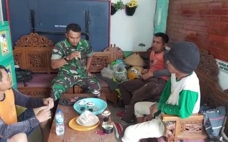 Komsos bersama warga binaan 