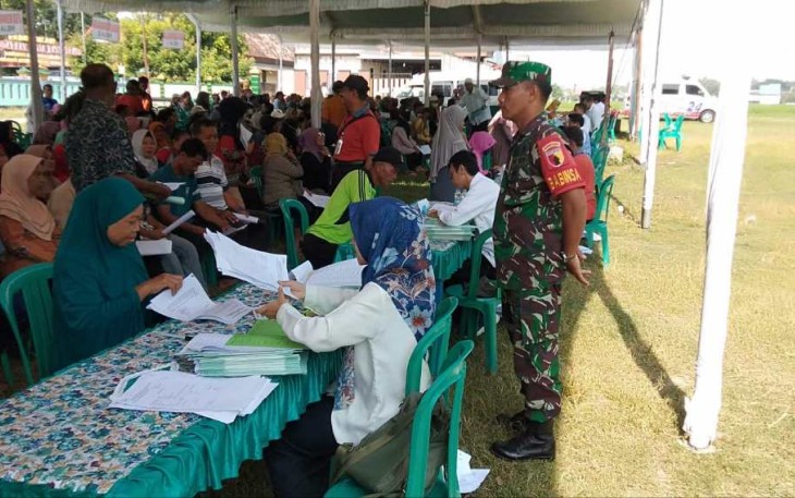 Pembagian PTSL di wilayah binaan 