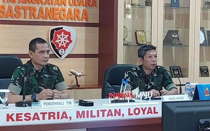 Danlanud Husein Sastranegara Kolonel Pnb I Gusti Putu Setia bersama Tim Wasrik Koopsud I