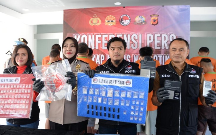 Polres Bogor ungkap jaringan narkoba 