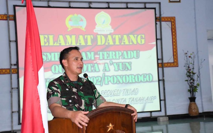 Dandim 0802/Ponorogo Letkol Inf Hirta Juni Adriansyah 