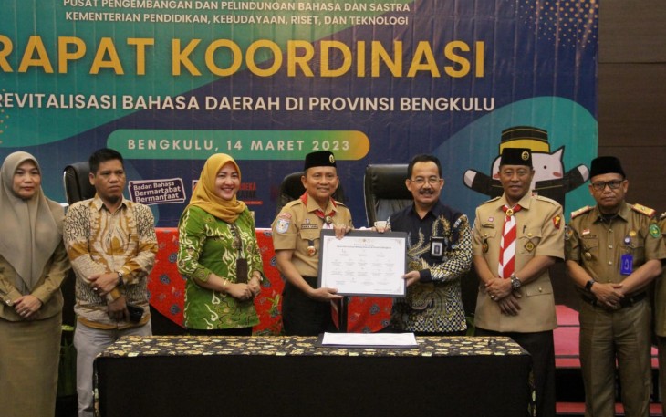 Rapat Koordinasi Revitalisasi Bahasa Daerah 