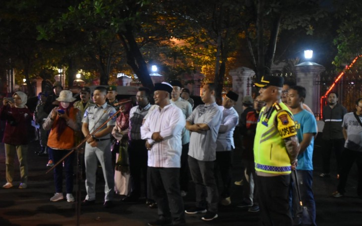 Pj Bupati jemput pemudik di halaman kantor Setda Pati 