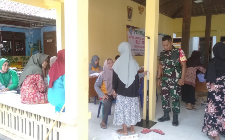 Posyandu Lansia di wilayah desa binaan 