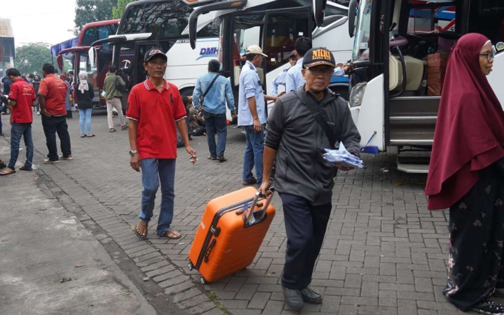 Ilustrasi arus mudik lebaran 2023