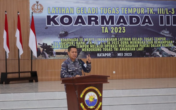 Pangkoarmada III Laksda TNI Agus Hariadi 