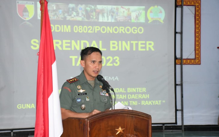 Dandim 0802/Ponorogo Letkol Inf Hirta Juni Adriansyah 