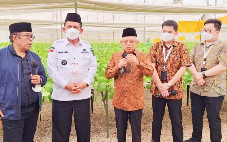Wapres RI dan Gubernur Kepri Tinjau Pusat Pertanian Modern di Batam 