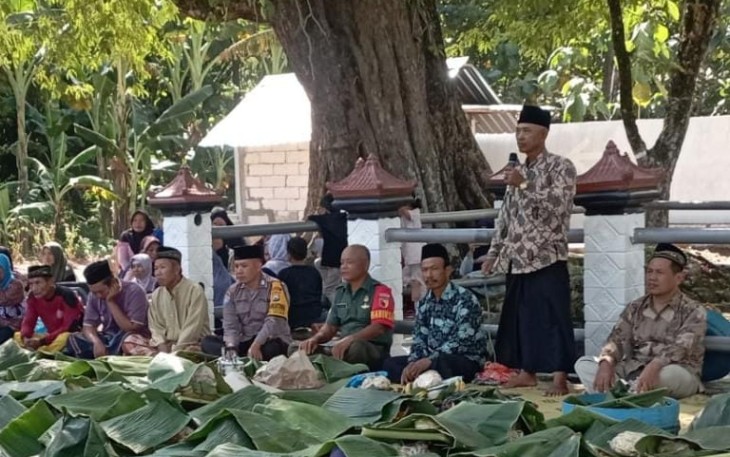 Selamatan doa bersama warga wilayah desa binaan 