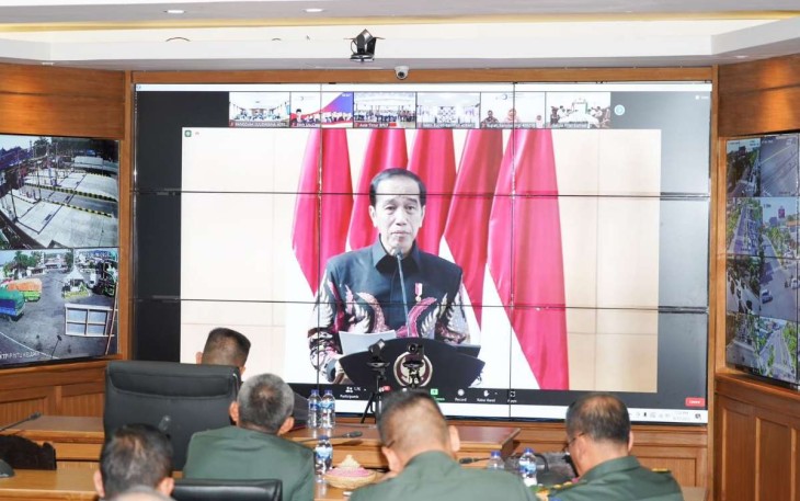 Preside Joko Widodo membuka Rakornas Pengawasan Intern Pemerintah Tahun 2023