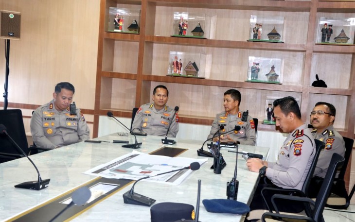Rapat TFG Penanganan Unjuk Rasa di Kantor Gubernur Sumut, Selasa (8/8)