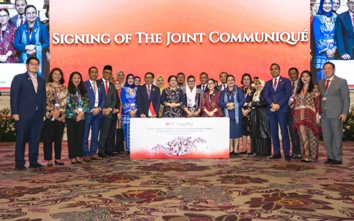 Puan Maharani beserta Delegasi dalam Penutupan AIPA 2023 di Hotel Fairmont Jakarta, Rabu (9/8)
