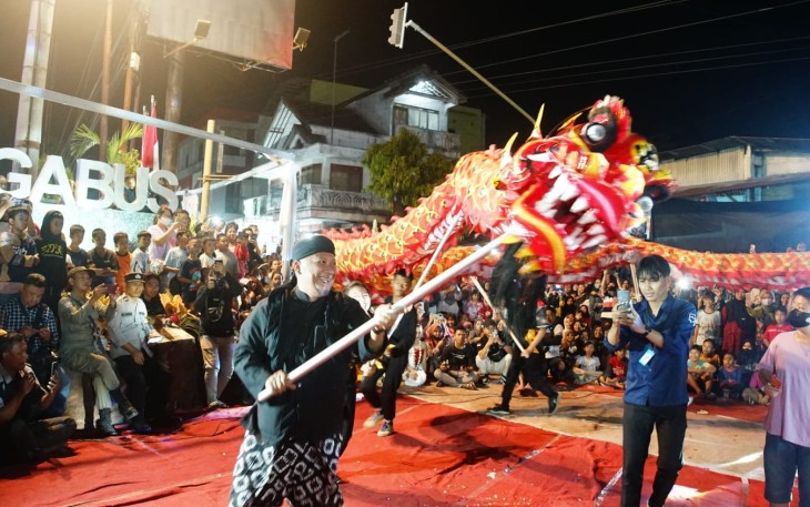Peresmian taman Pancasila di Kecamataan Gabus Pati