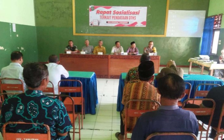 Sosialisasi DTKS Kelurahan Tamanan Wilayah Binaan