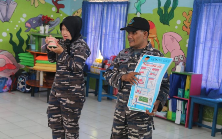 Penyuluhan Kesehatan Gigi dan Mulut di TK Hang Tuah 3 Surabaya, Jum'at (25/8)