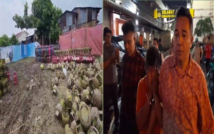 Gerebek Pengoplos Gas Subsidi Satreskrim Polrestabes Medan Amankan 1000 Tabung Gas 