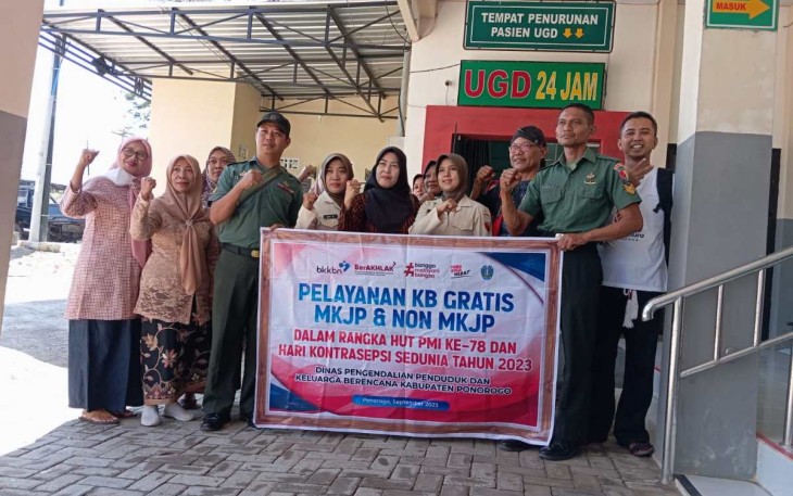 Pekan Layanan KB Serentak Wilayah Kodim 0802/Ponorogo 
