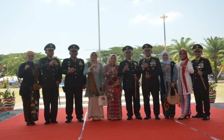 Peringatan HUT ke 78 TNI di Alun-alun Kota Madiun, Kamis (5/10)