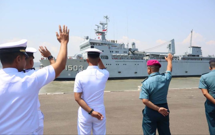 Pelepasan Keberangkatan Dua Kapal Perang AL Malaysia