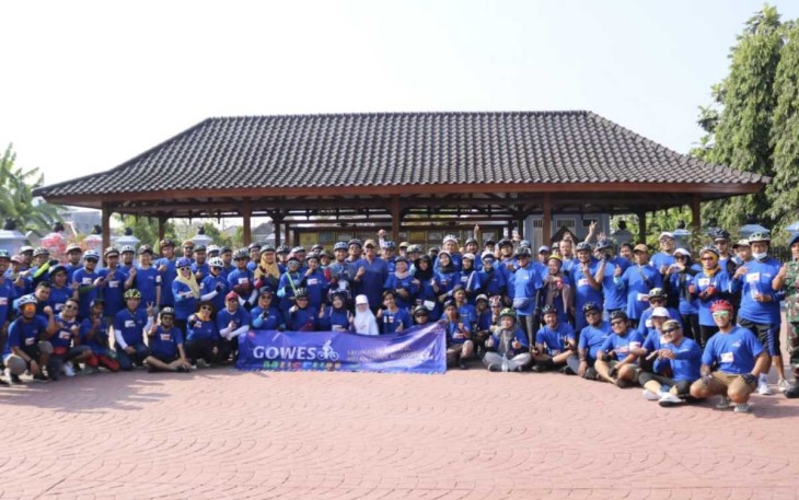 Rombongan Jelajah Sepeda Wisata Bersejarah