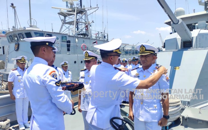 Komandan KRI Tombak-629 diserah terimakan 