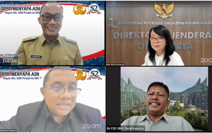 Webinar Korpri menyapa ASN