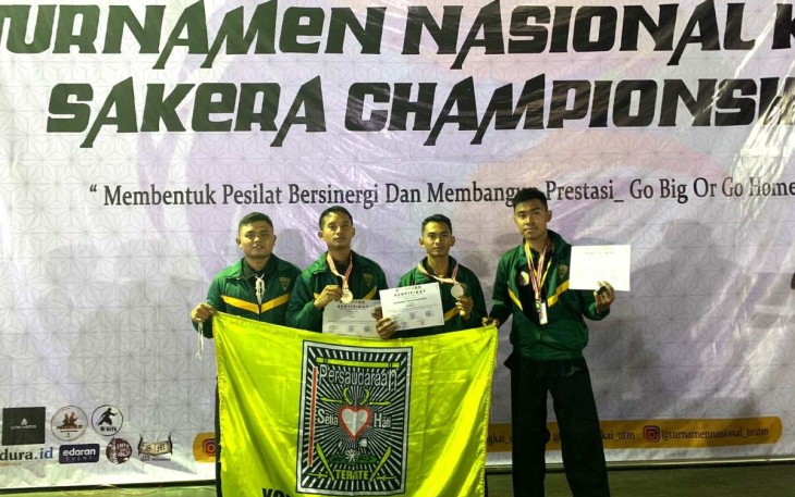 Tiga prajurit Yonkes 2/YBH Raih Juara 1 turnamen nasional pencak silat 