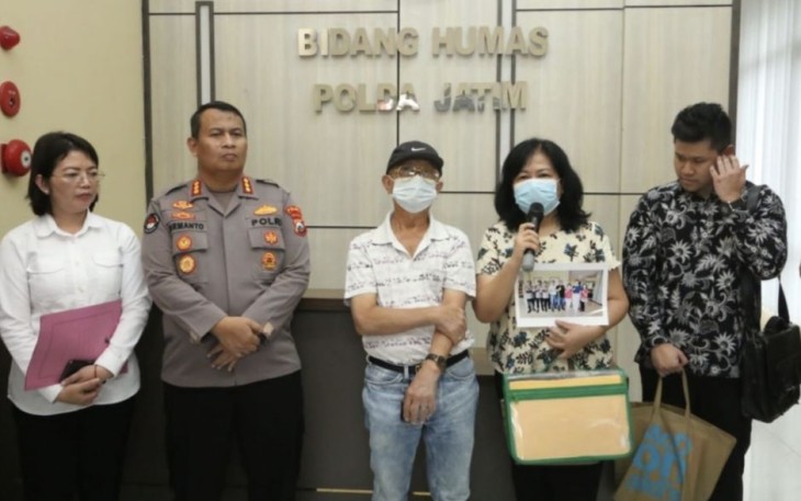 AKBP Sivia Puspasari saat memberikan keterangan pers 