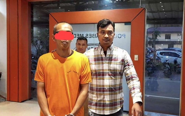 Pelaku pencurian mobil diamankan anggota Satreskrim Polrestabes Medan, Kamis (31/8)