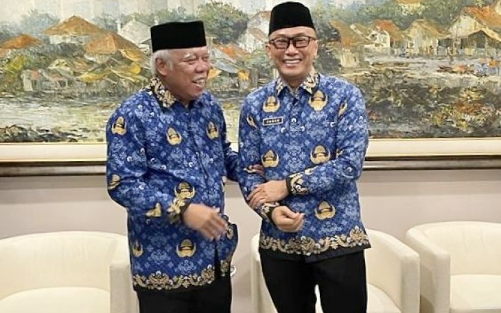 Prof Zudan Arif Fakrulloh bersama Menteri PUPR Basuki Hadimuljono di Jakarta 