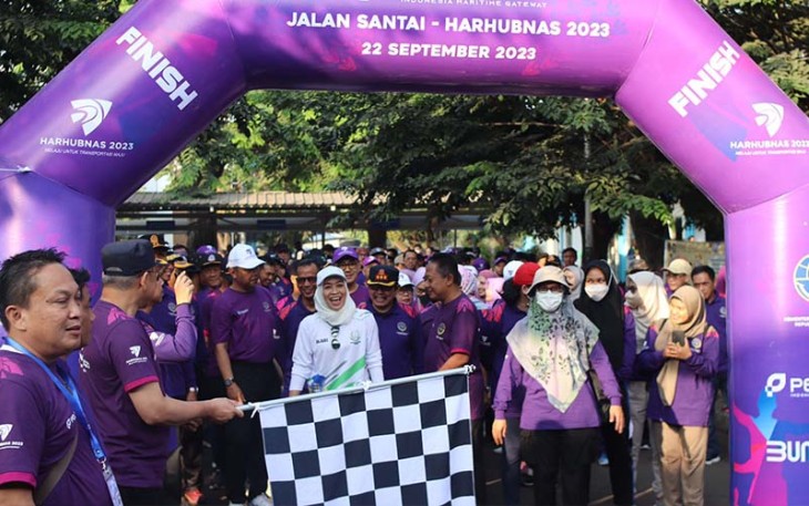 KSOP Banten bersama Stakeholder Gelar Jalan Santai