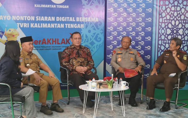 Ketua KPK, Gubernur, Kapolda dan Kajati Bicara Peningkatan Integritas dalam Pelayanan Publik di Provinsi Kalteng