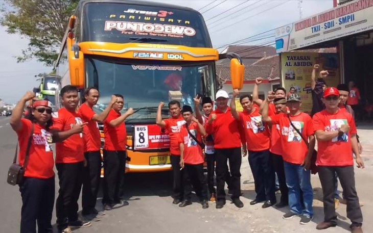Kader Partai Demokrasi Indonesia (PDI) Kabupaten Karanganyar.