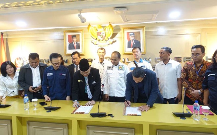 PPWI dan LSP Pers Indonesia saat Teken MoU di Kantor DPD RI