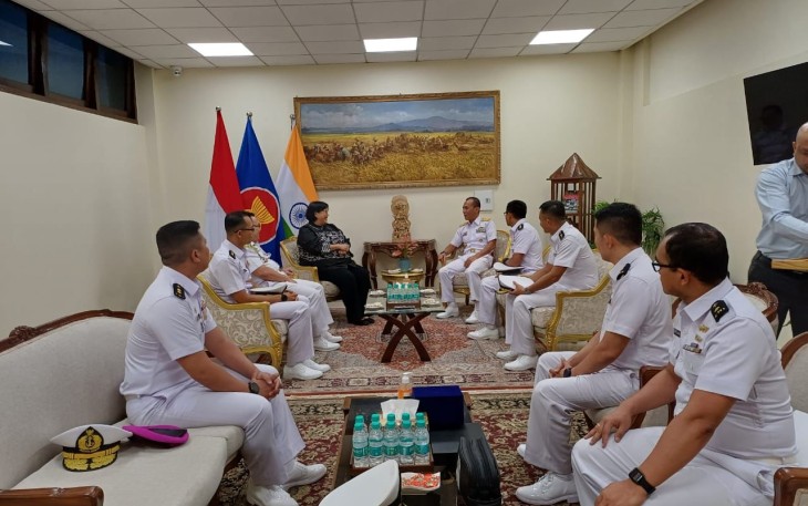 TNI AL dan India Navy (IN) membahas kerja sama bilateral pada Navy To Navy Talks (NTNT) ke-11 bertempat di Kota House, New Delhi-India, Senin (25/09).