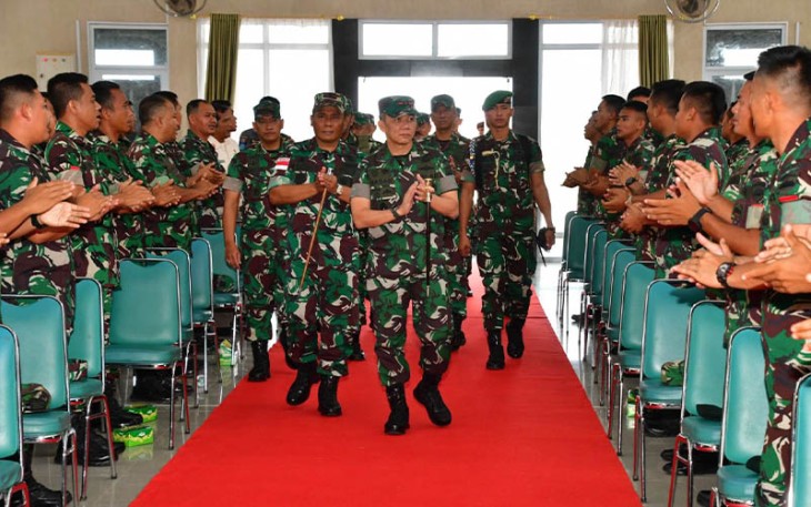 Pangdam I/BB saat Kunjungi Jajaran Korem 033/WP dan Tinjau RSKI Pulau Galang
