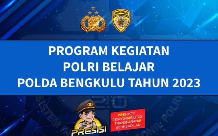 Tingkatkan Profesionalisme, Polda Bengkulu Menggelar Kegiatan Program Polri Belajar 