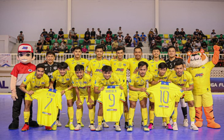 Cosmo JNE FC Sapu Bersih Kemenangan di Pekan Keenam Liga Futsal Profesional 2023  